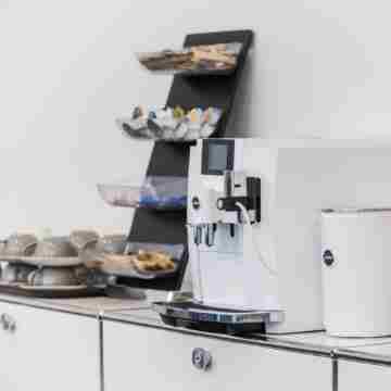 Catering-Angebot in der Tagungslocation bei München mit Kaffee und Tee.