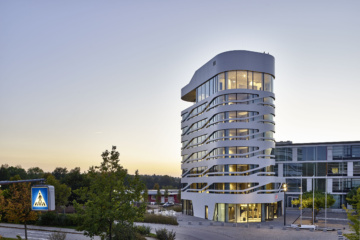 The one-of-a-kind architecture of the Design Hotel Campus at Home near Munich.